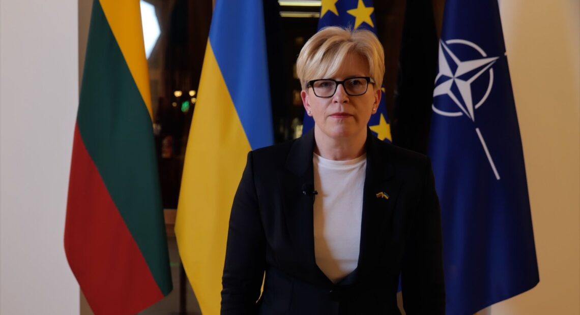 Поздравление премьер-министра Литвы Ингриды Шимоните c Днем восстановления независимости
