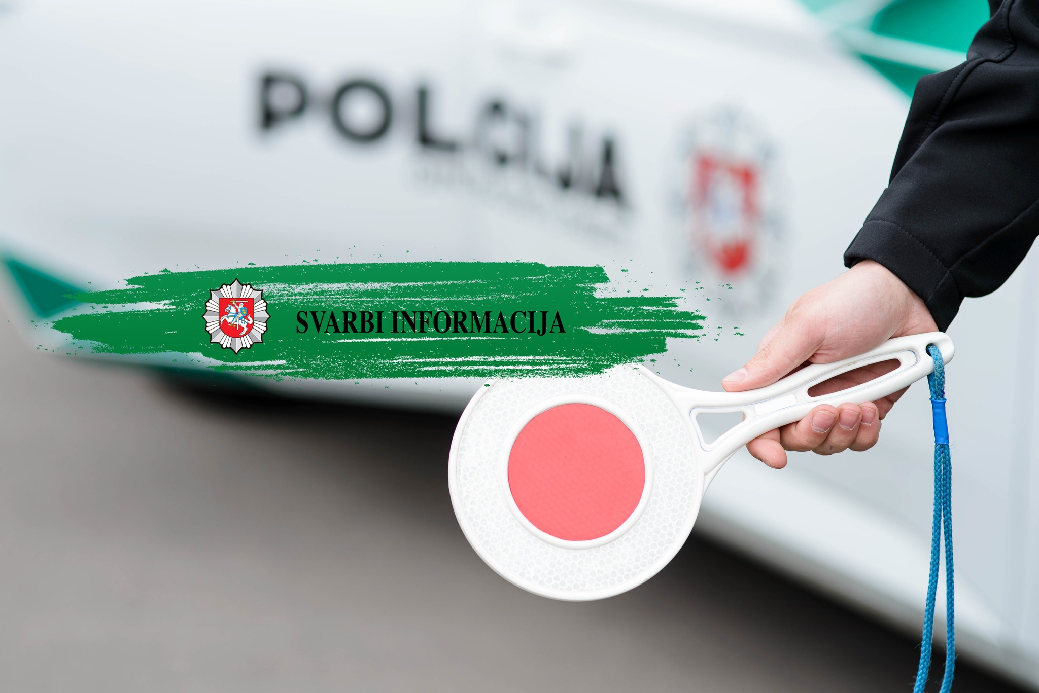 Рейды дорожной полиции на дорогах Литвы в январе