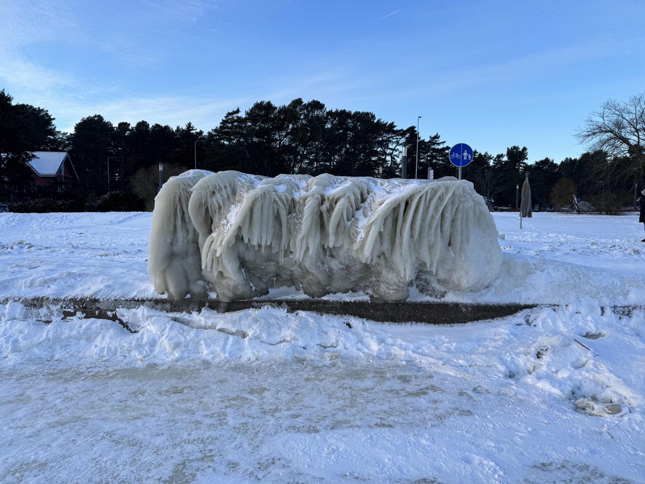 По Литве с гидом. О чуде природы &#8212; зимних ледяных скульптурах