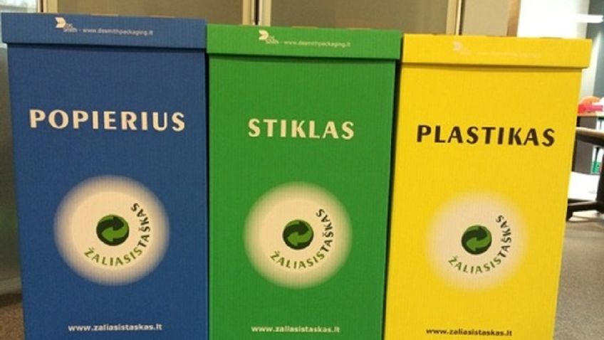 8 из 10 литовцев сортируют упаковочные отходы, но многие совершают ошибку