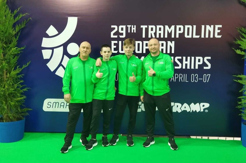 Висагинцы приняли участие в чемпионате Европы по прыжкам на батуте
