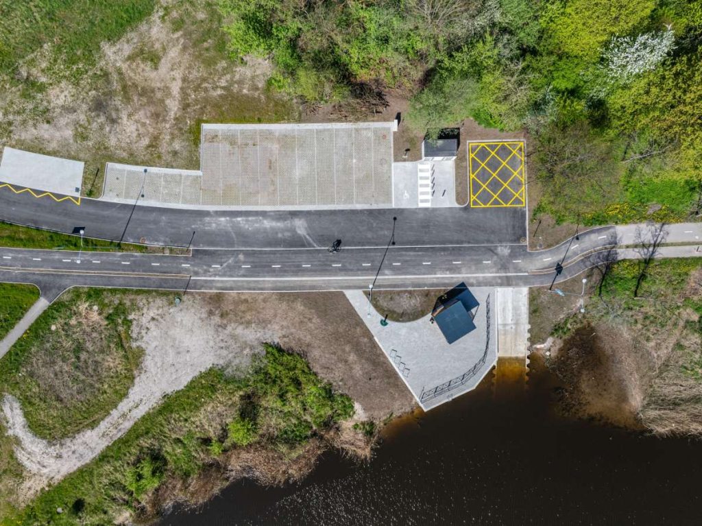 В Клайпеде построили пристань для спуска на воду малых судов