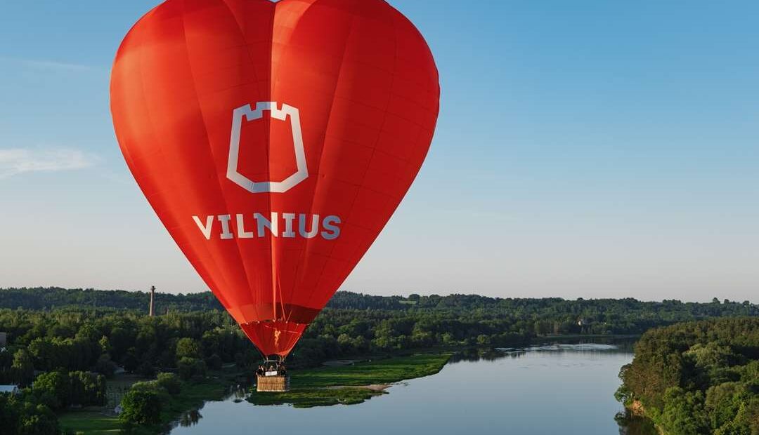 В Вильнюс этим летом будет зазывать воздушный шар в форме сердца