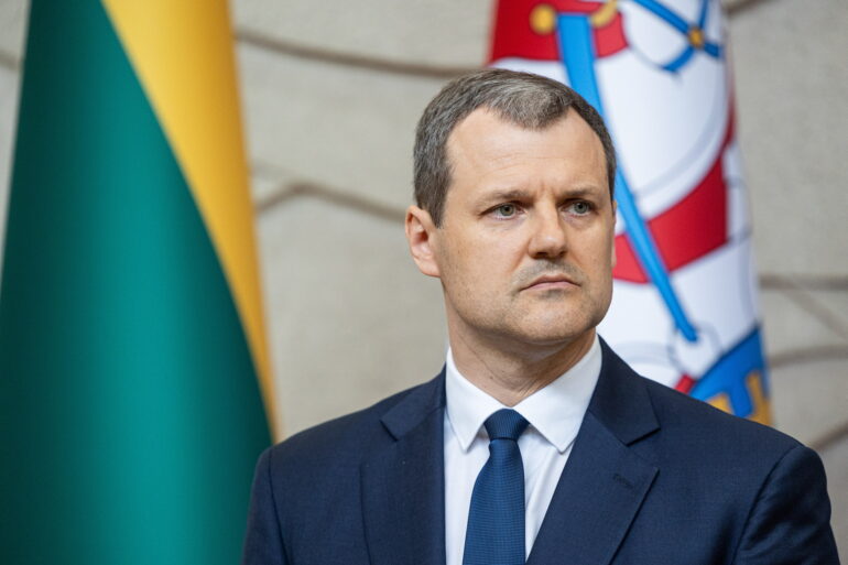 На фото: Гинтаутас Палуцкас. Nuotr. - Paulius Peleckis/BNS