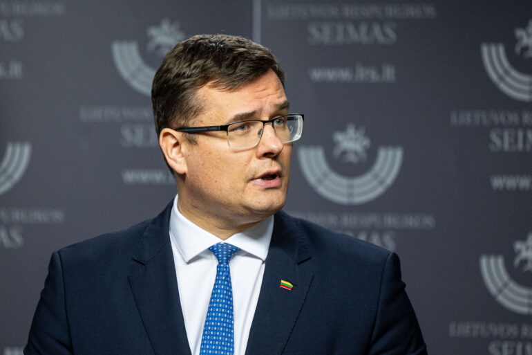 На фото: Лауринас Кащюнас. Nuotr. -Paulius Peleckis/BNS