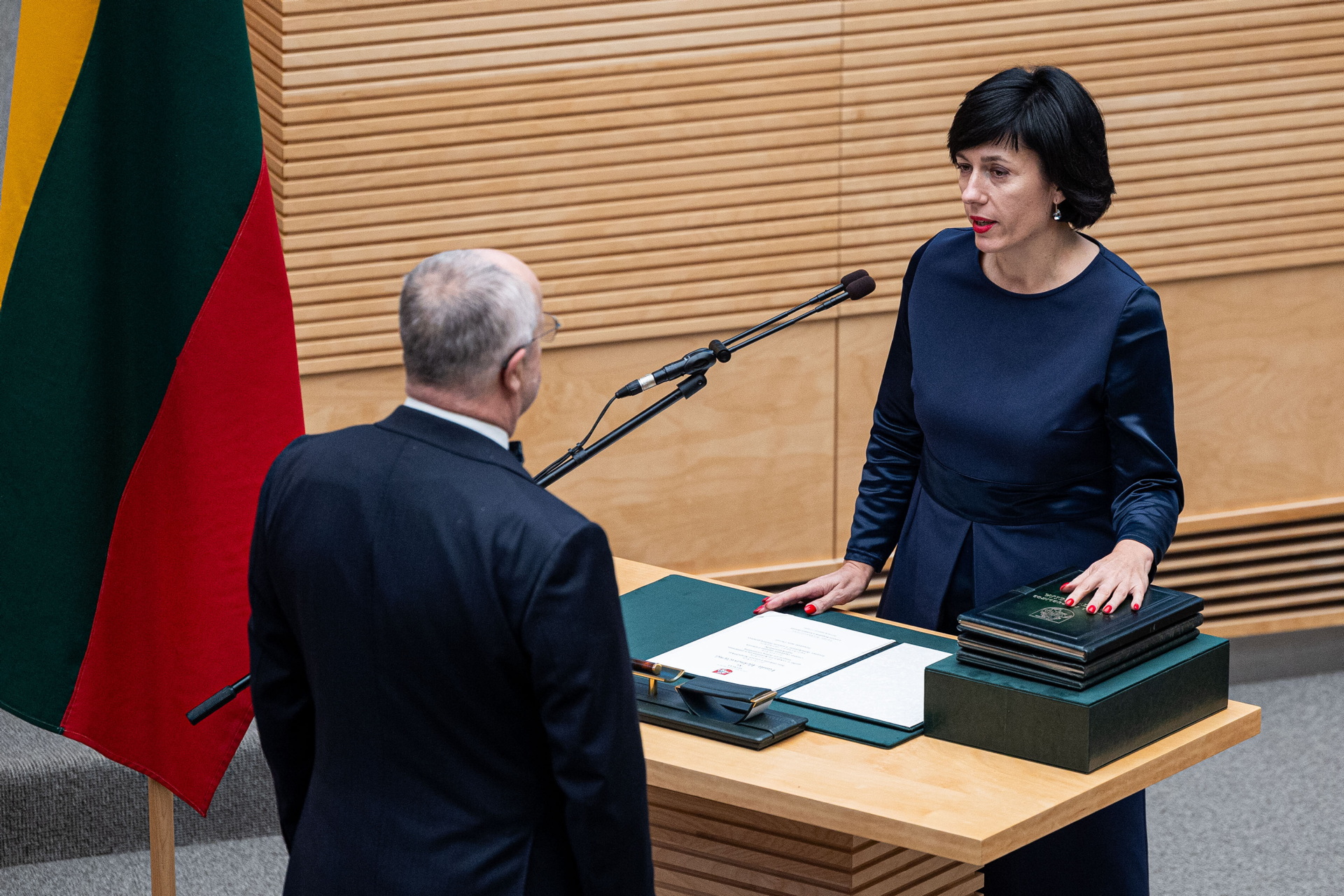 На фото: Вайда Алекнавичене. Nuotr. - Paulius Peleckis/BNS