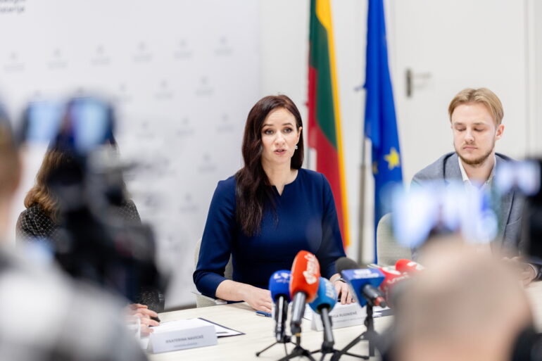 На фото: Инга Ругинене. Nuotr. - Lukas Balandis/BNS