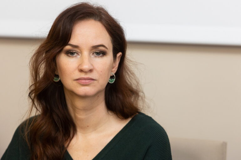 На фото: Инга Ругиниене. Nuotr. - Žygimantas Gedvila/BNS