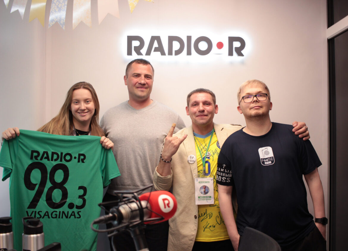 В программе «Соль и перец» — висагинские спортсмены Евгений Шугаев и Никита Великов. О футболе, дружбе и большом спортивном празднике