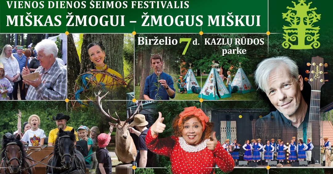 Miškas žmogui – žmogus miškui
