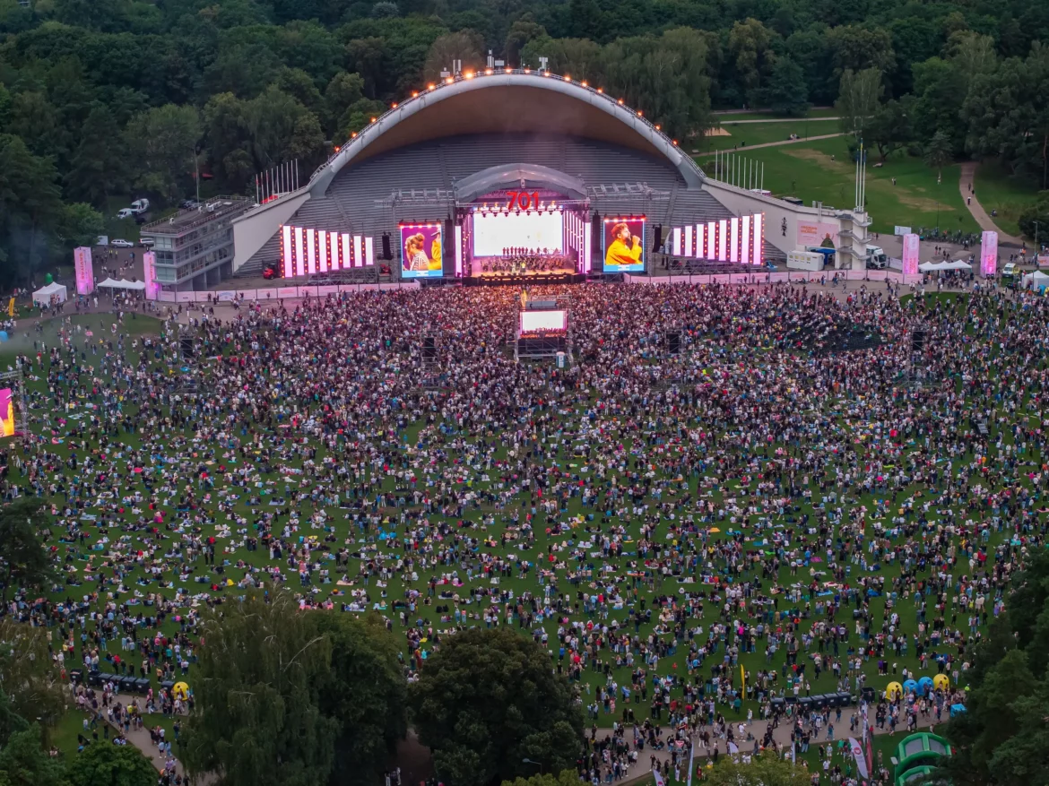 Праздник Jaunas kaip Vilnius в парке Вингис: перекрытия и изменённый транспорт