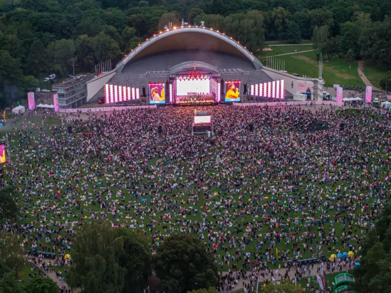 Праздник Jaunas kaip Vilnius в парке Вингис: перекрытия и изменённый транспорт