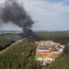 Пожар в Вильнюсе: горит стационарный резервуар, объявлена эвакуация