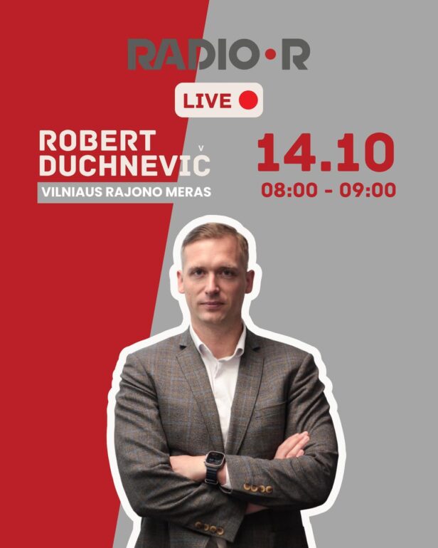 Мэр Вильнюсского района Роберт Духневич — в прямом эфире RADIO•R