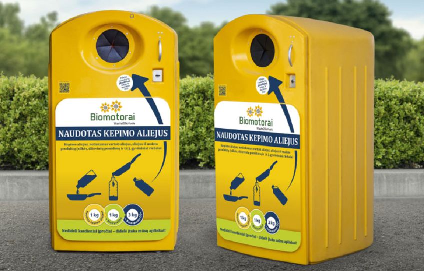 В Висагинасе открылись 3 новые точки приёма использованного растительного масла В Висагинасе открылись 3 новые точки приёма использованного растительного масла