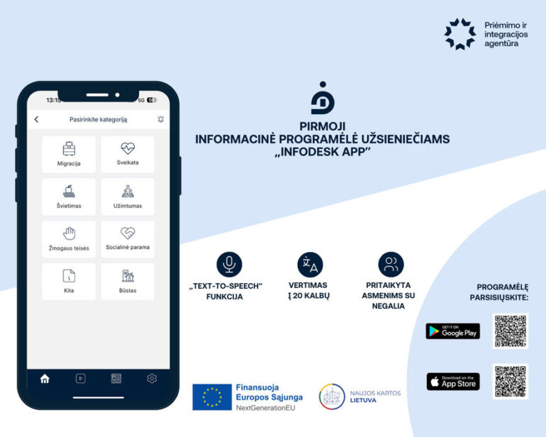 programele uzsienieciams infodesk app