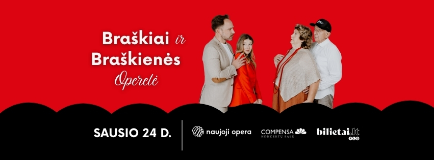 Афиша. Спектакли, концерты, выставка STUDIJOS & KARJERA, чемпионат по футзалу, оперетта, фламенко-балет и Вильнюсский фестиваль света 20260122 braskiai