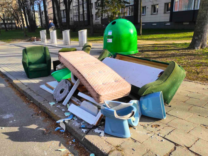 В Паневежисе пройдет сбор крупногабаритных отходов