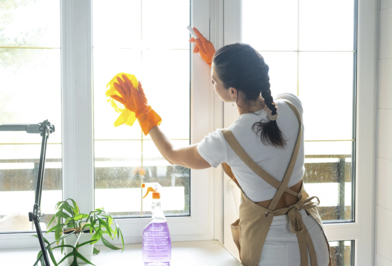 Как помыть окна на балконе без разводов и лишних усилий?