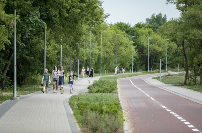 Антакальнис - один из самых зелёных и комфортных районов Вильнюса