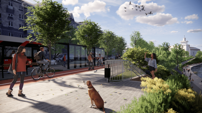 В Вильнюсе обновят набережную Нерис в центре