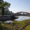В Киеве открыли сквер Вильнюса с мостом в стиле столицы Литвы